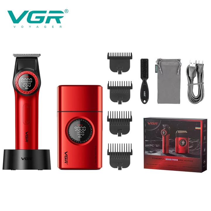 Multifunctional Men’s Hair Clipper & Electric Grooming Set