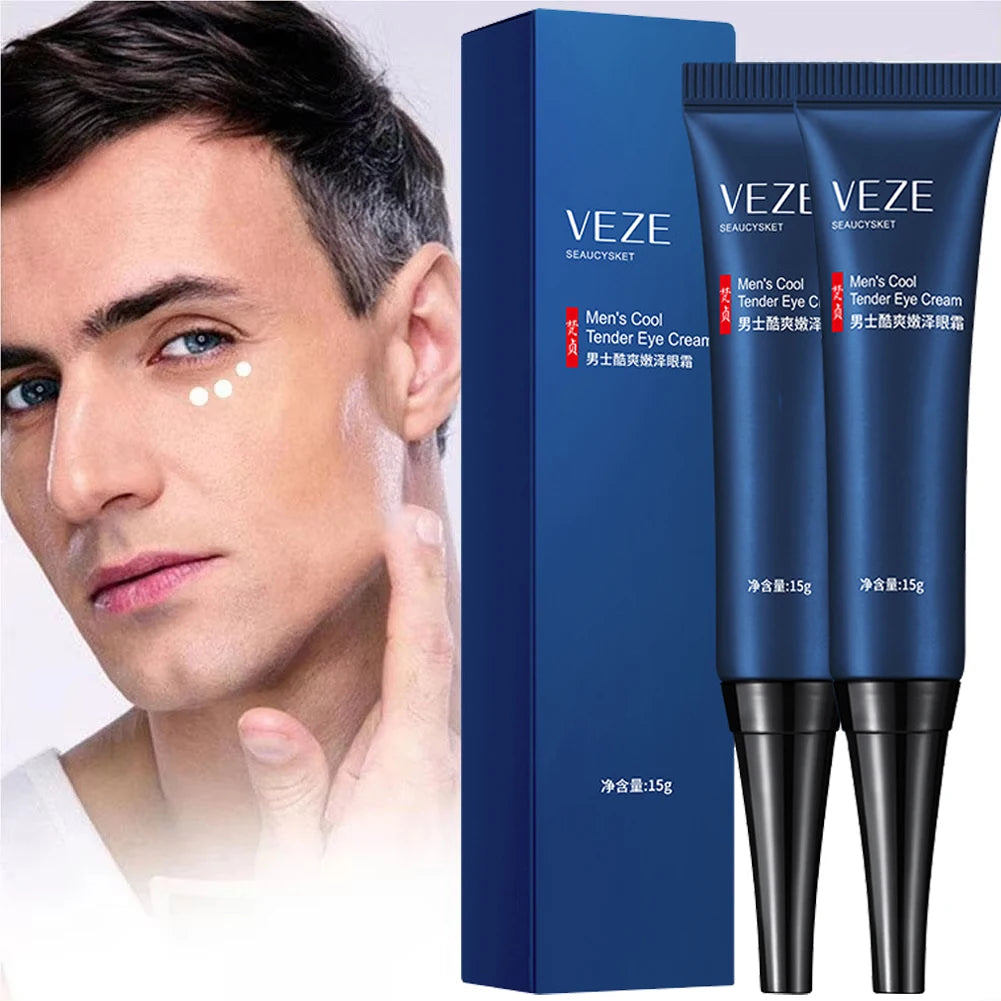 1/2/3pcs VENZEN Men's Eye Cream Anti Dark Circles Remove Eye Bags Firming Moisturizing Eyes Cream for Men Eyes Skin Care