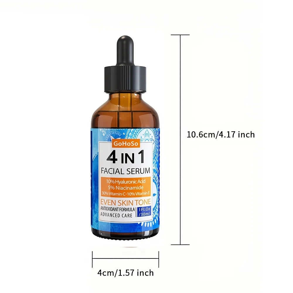 4-in-1 Face Serum with Hyaluronic Acid & Niacinamide