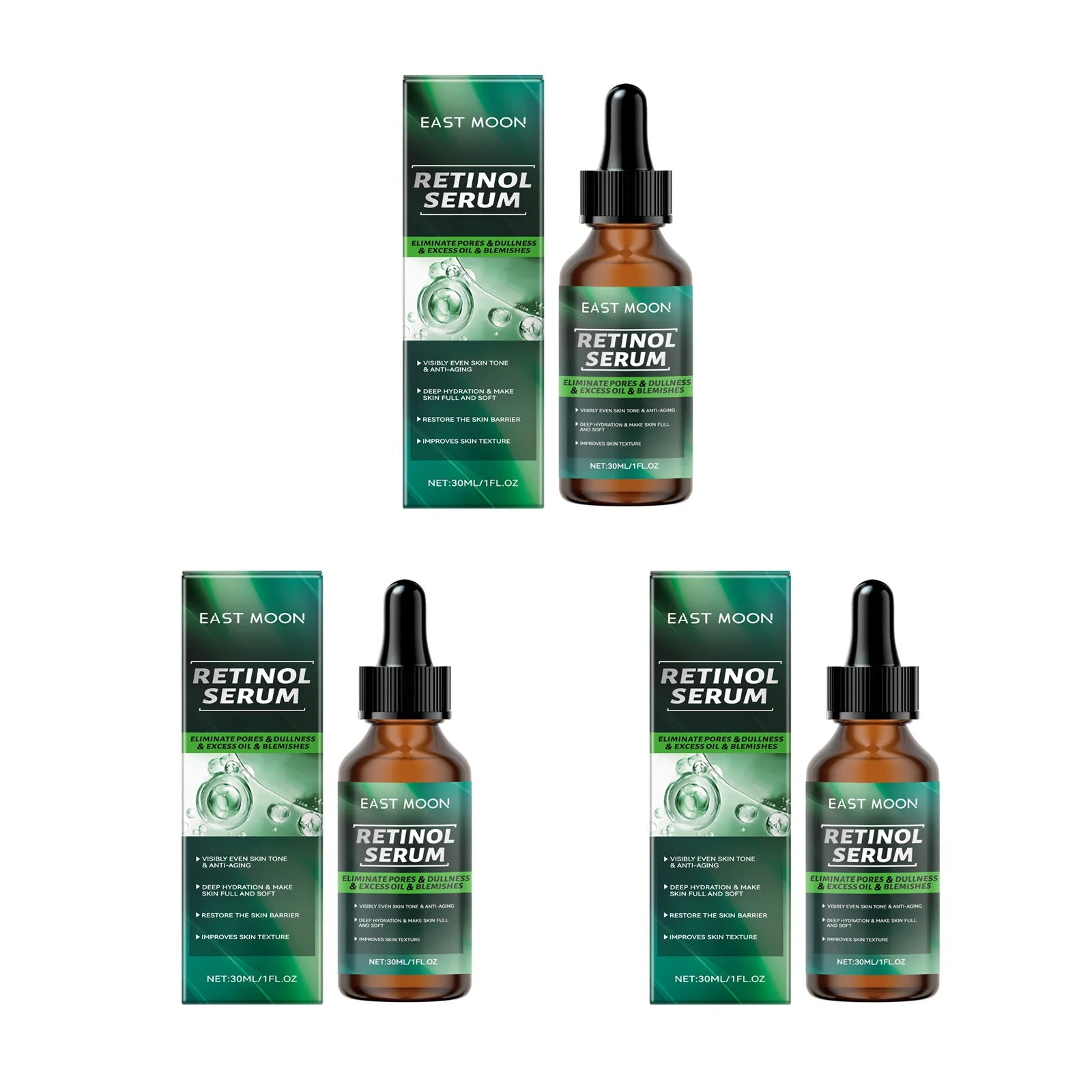 Men’s Retinol Hydrating Serum for Anti-Aging & Pore Care