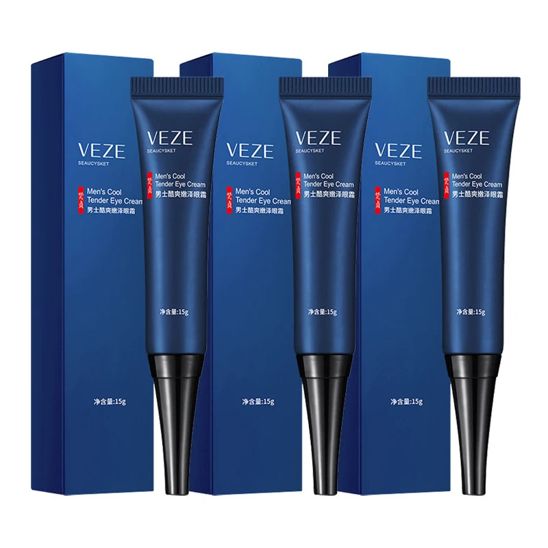 1/2/3pcs VENZEN Men's Eye Cream Anti Dark Circles Remove Eye Bags Firming Moisturizing Eyes Cream for Men Eyes Skin Care