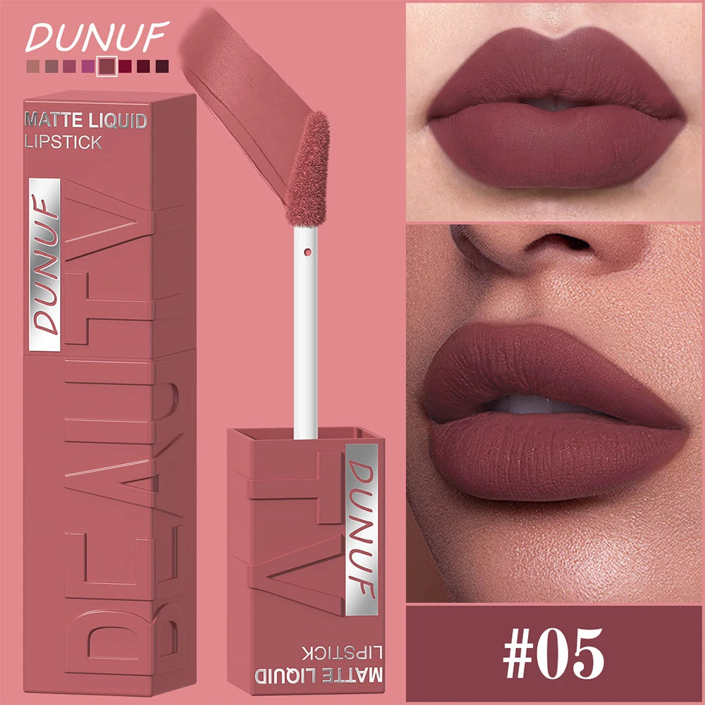 Matte Velvet Waterproof Lipstick Gloss – Long-Lasting Non-Sticky Lip Makeup