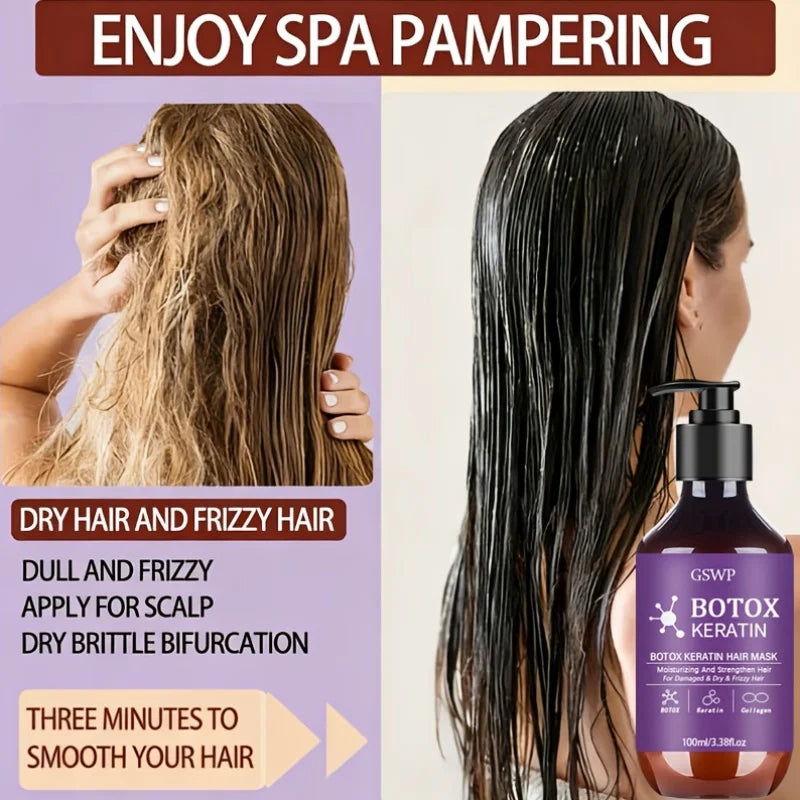 Botox Keratin Hair Mask for Smooth & Frizz-Free Hair