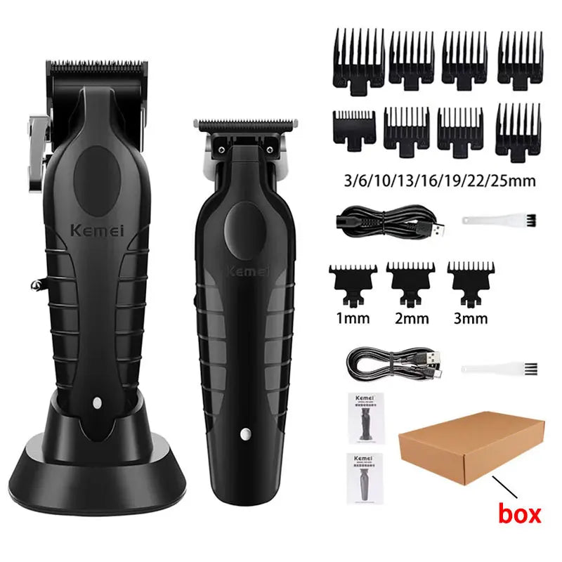 Kemei KM-2296 & KM-2299 Professional Hair Clipper Kit