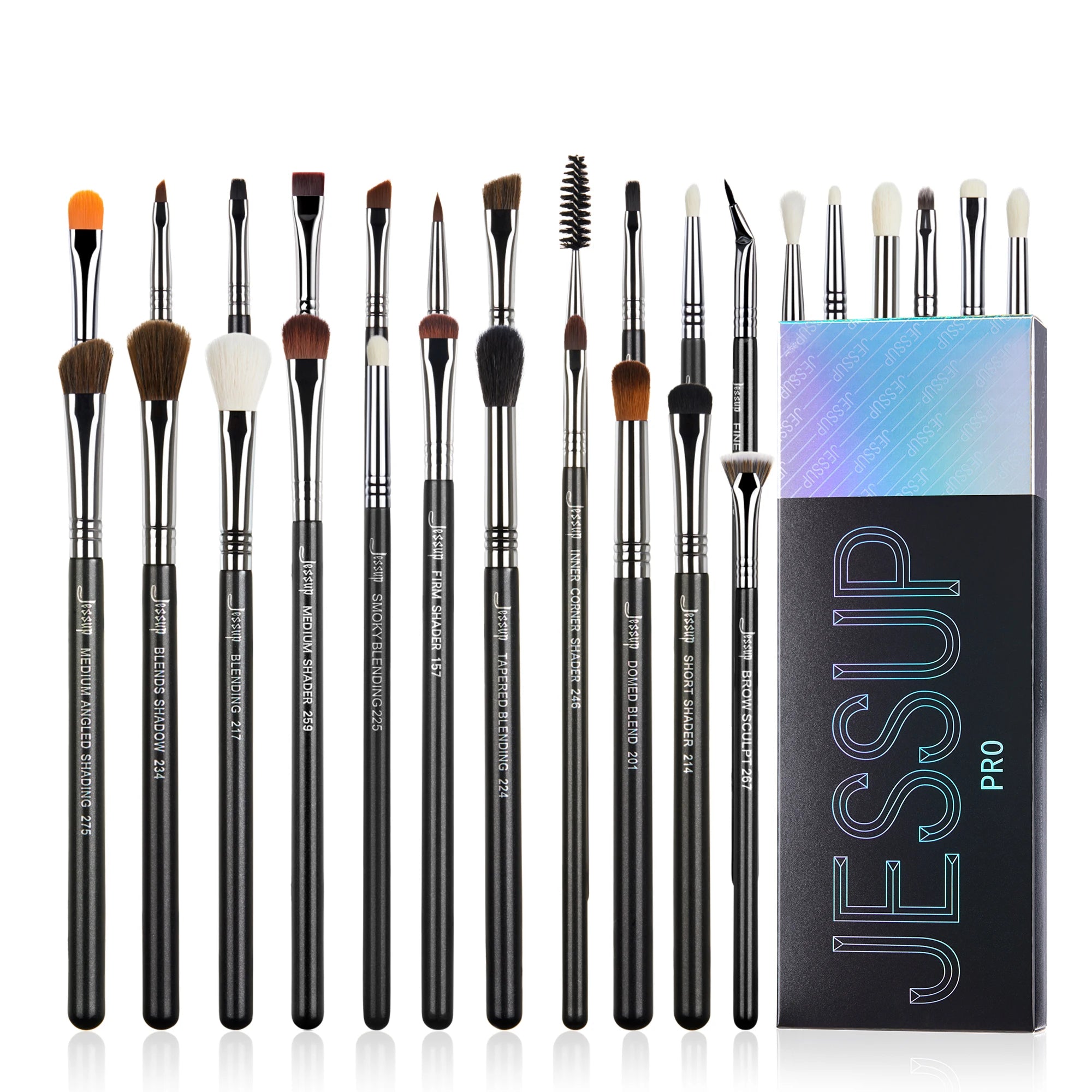 Professional Eye Makeup Brush Set for Blending & Eyeshadow