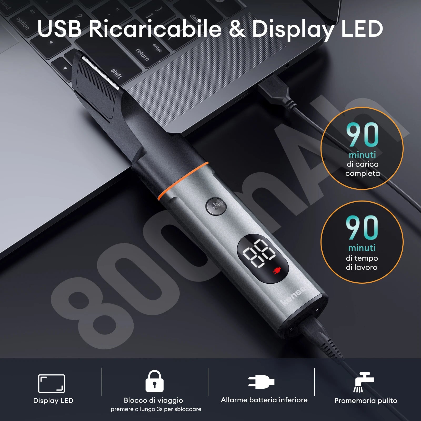 3-in-1 Waterproof Men’s Body Hair Trimmer Kit
