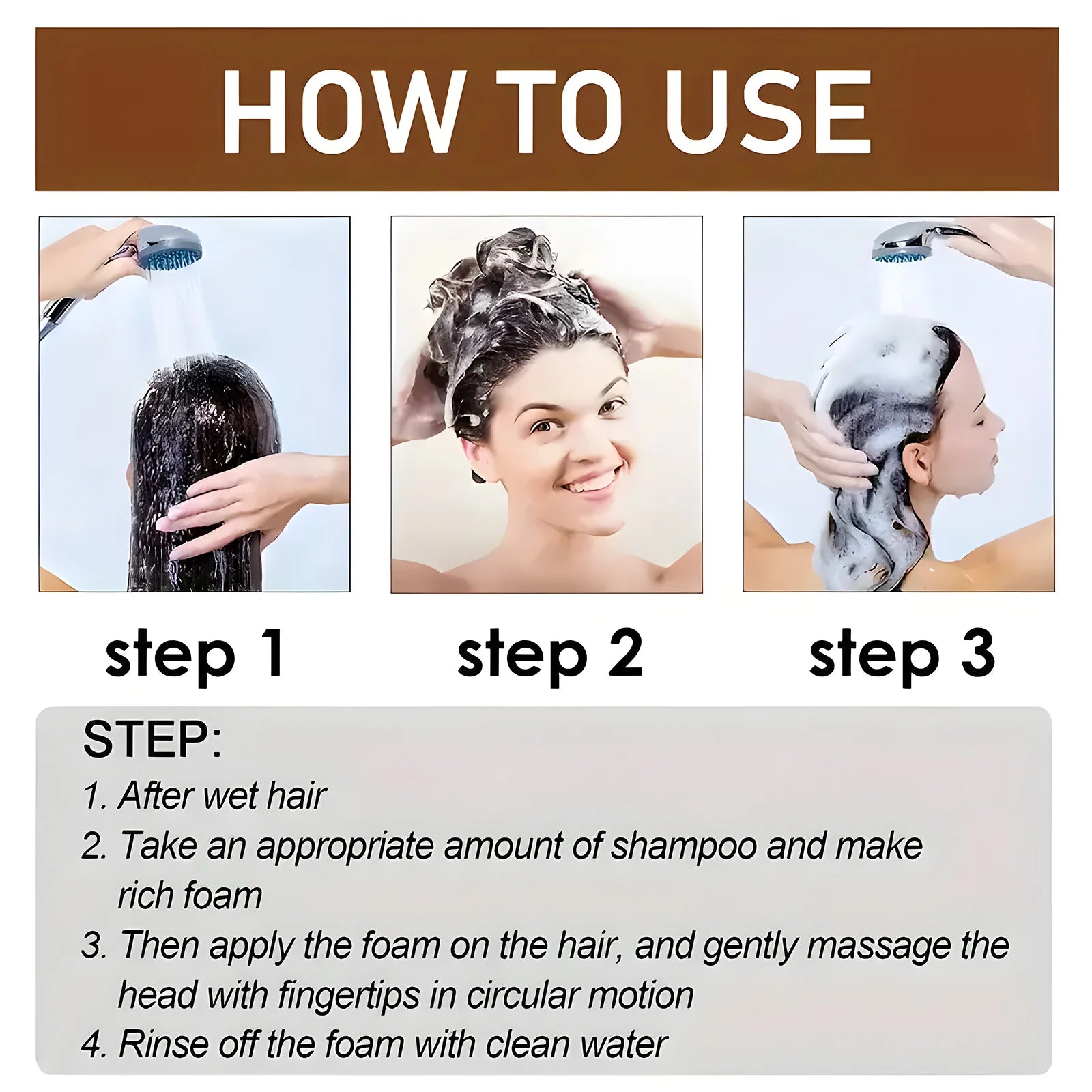 Biotin Hair Growth Shampoo for Thickening & Anti-Hair Loss Care