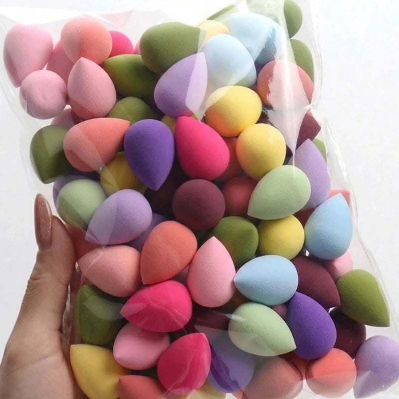 20PCS Mini Finger Puff Makeup Sponge Set for Foundation & Concealer