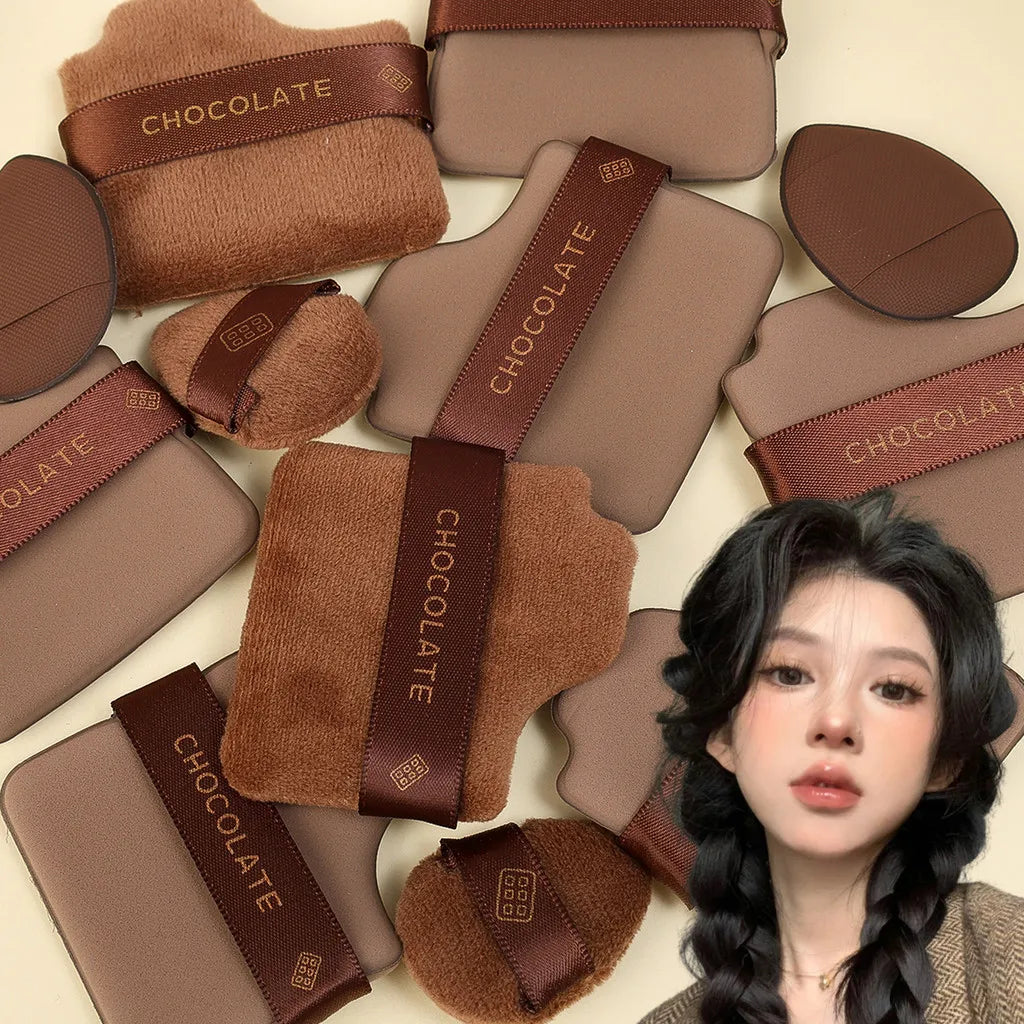 6PCS Mini Wet & Dry Powder Puff Set for Foundation & Concealer