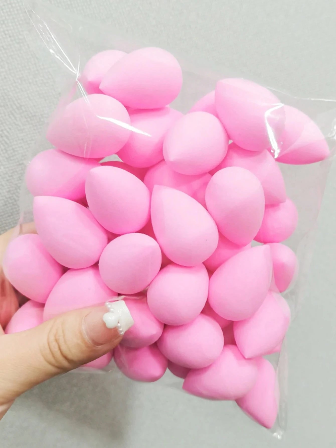 20PCS Mini Finger Puff Makeup Sponge Set for Foundation & Concealer