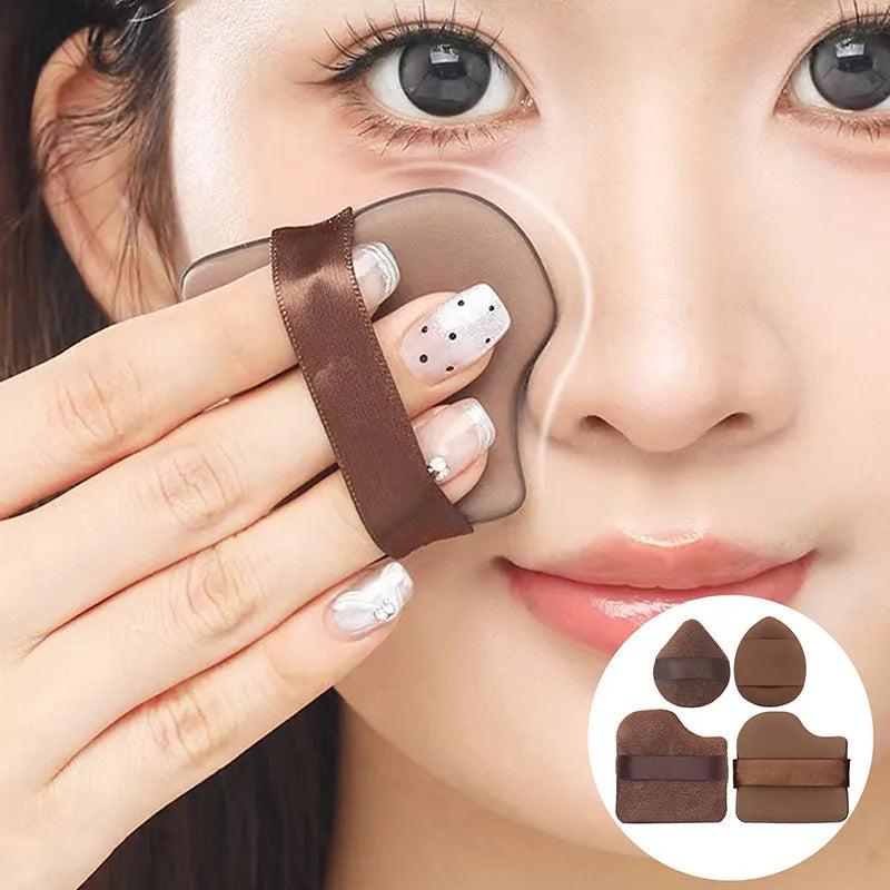 6PCS Mini Wet & Dry Powder Puff Set for Foundation & Concealer