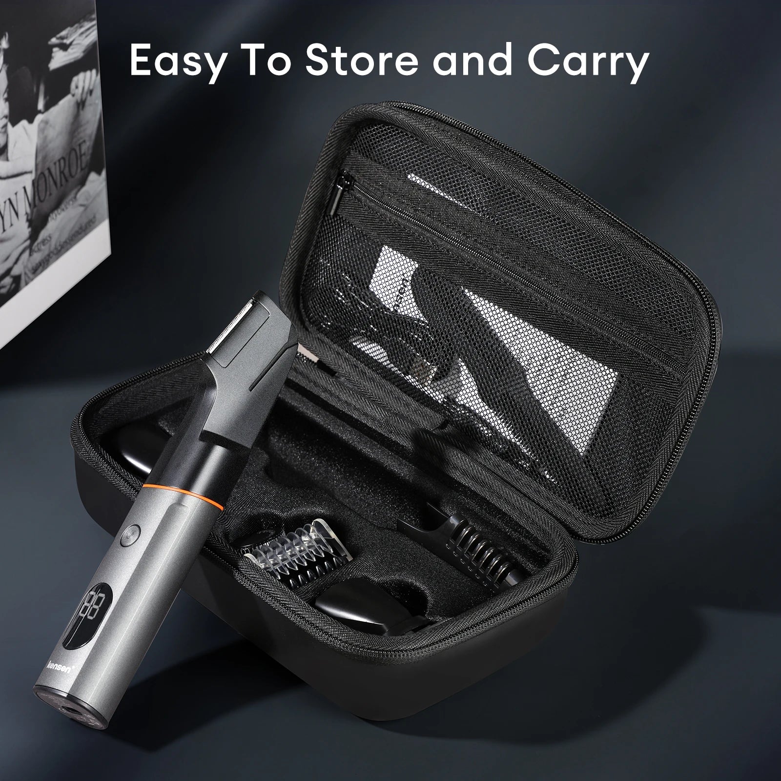 3-in-1 Waterproof Men’s Body Hair Trimmer Kit