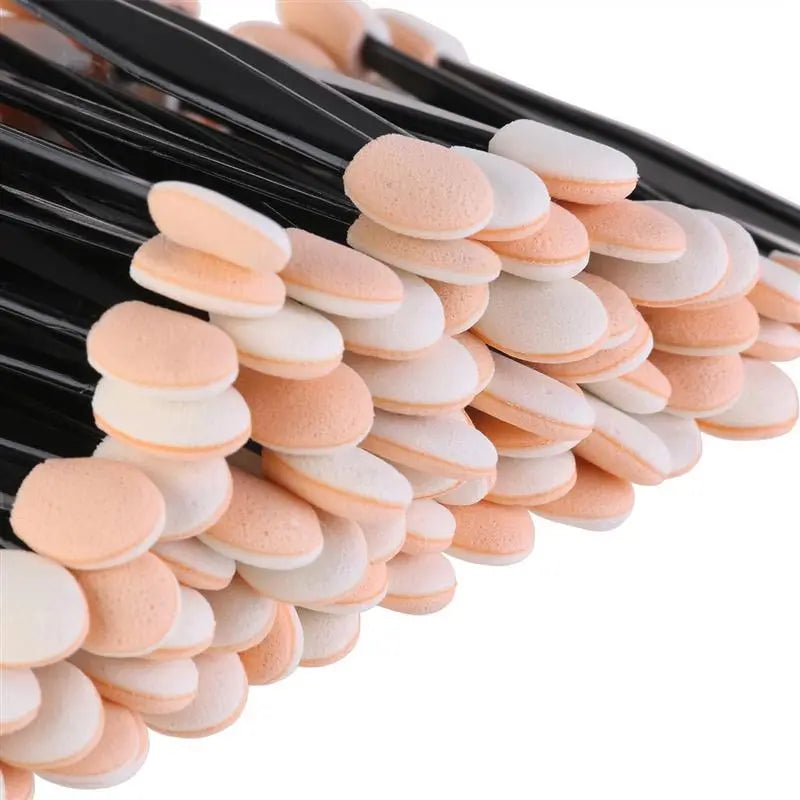 Reusable Dual-Sided Eye Shadow Sponge Applicator Brushes Set