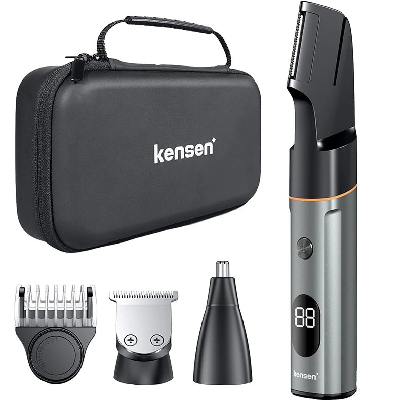 3-in-1 Waterproof Men’s Body Hair Trimmer Kit