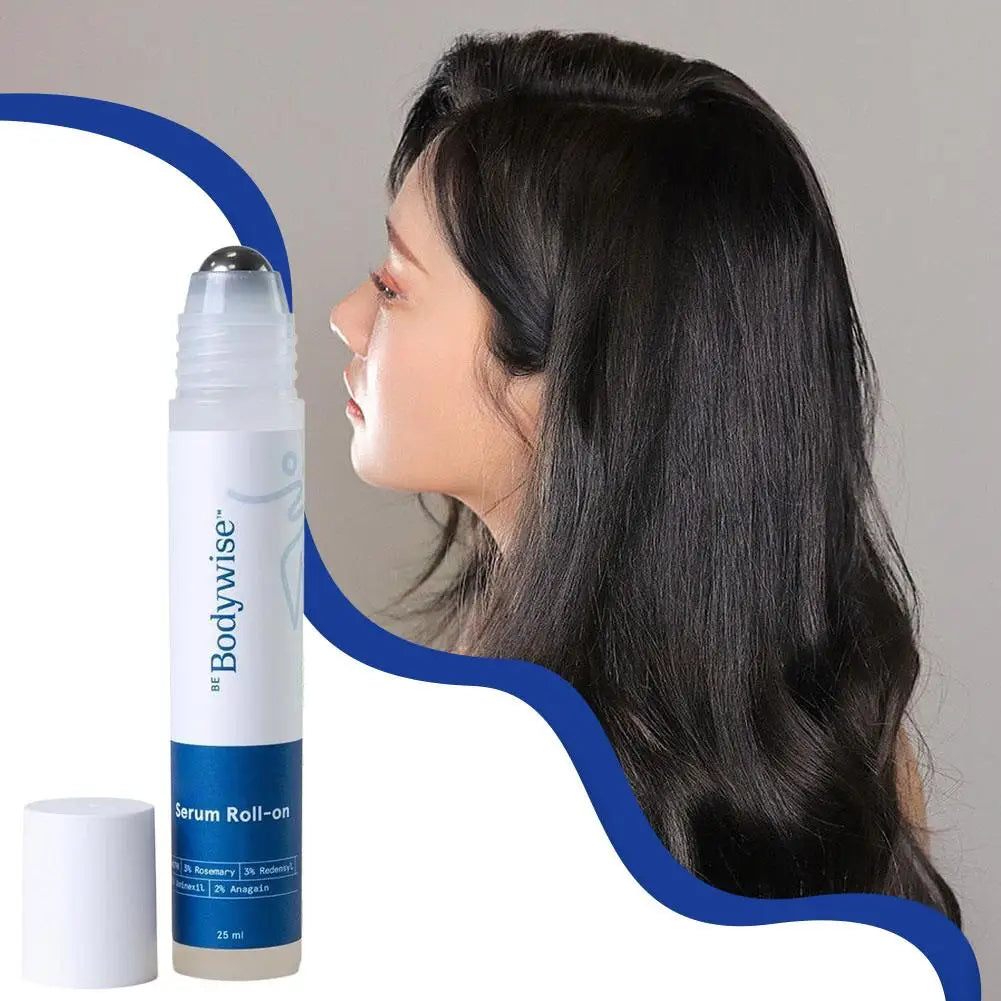 Bodywise Rosemary Hair Serum Roll-On for Scalp Nourishment & Anti-Frizz Care