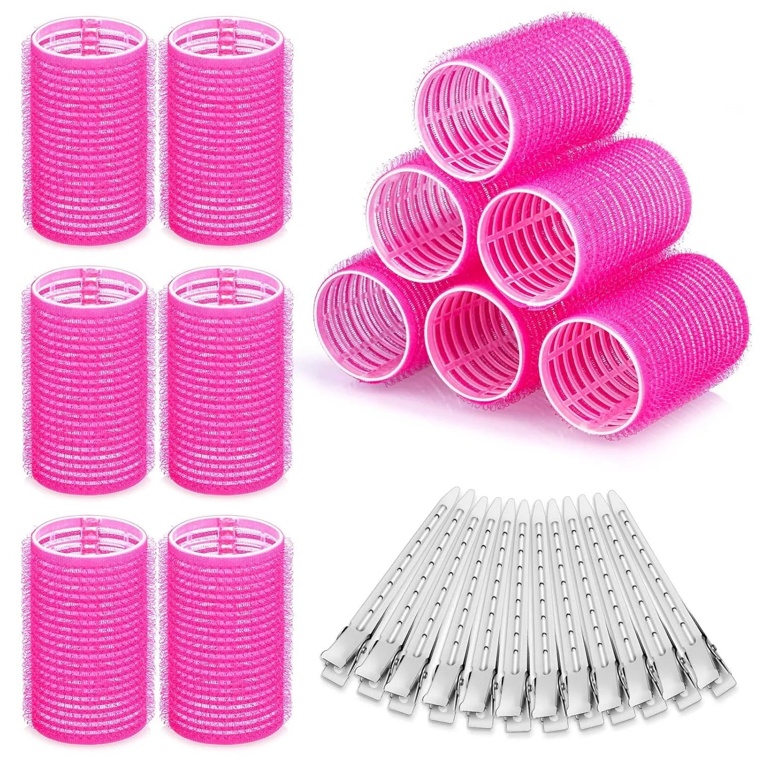 DIY Hair Curling Rollers Set for Air Bangs & Lazy Styling